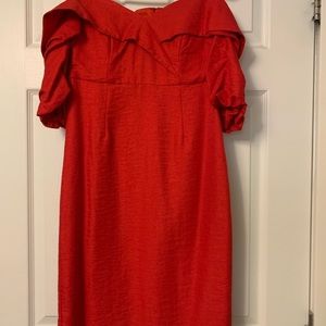 Off the shoulder Bardot dress